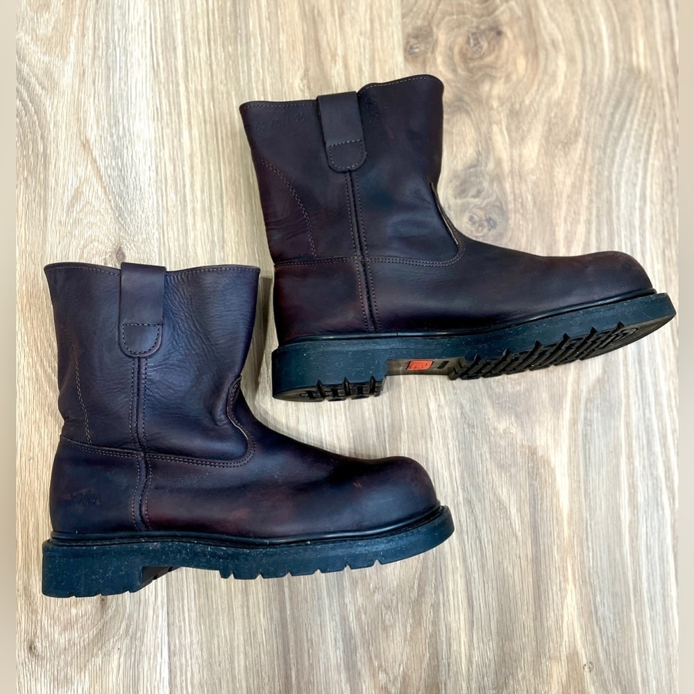 Vallen Welt Half Boot Without Laces Brown CC Polycarbonate Dielectric Size 7 EUC